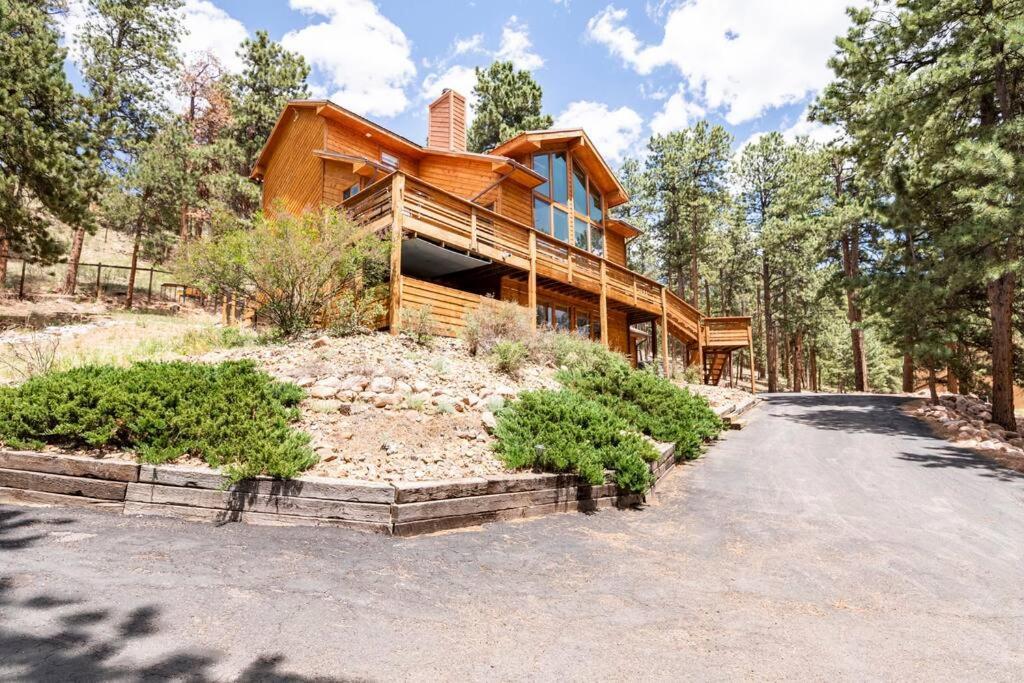 Private Hot Tub Overlooking Pikes Peak Woodland Park Exteriér fotografie